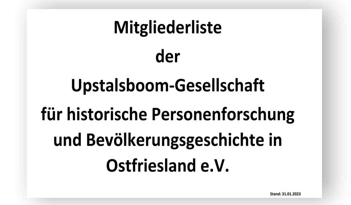 Mitgliederliste