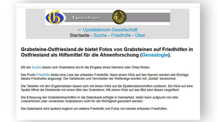 Durchbruch beim „1905-Problem“ in der Grabsteindatenbank